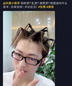 抖音蚂蚱烫发型图片大全哪里有?最近抖音上有一股发型的潮流风向