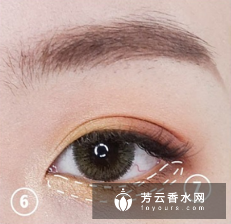 黄色眼影的画法步骤教程 橘色眼影不可少
