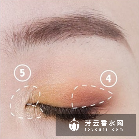黄色眼影的画法步骤教程 橘色眼影不可少
